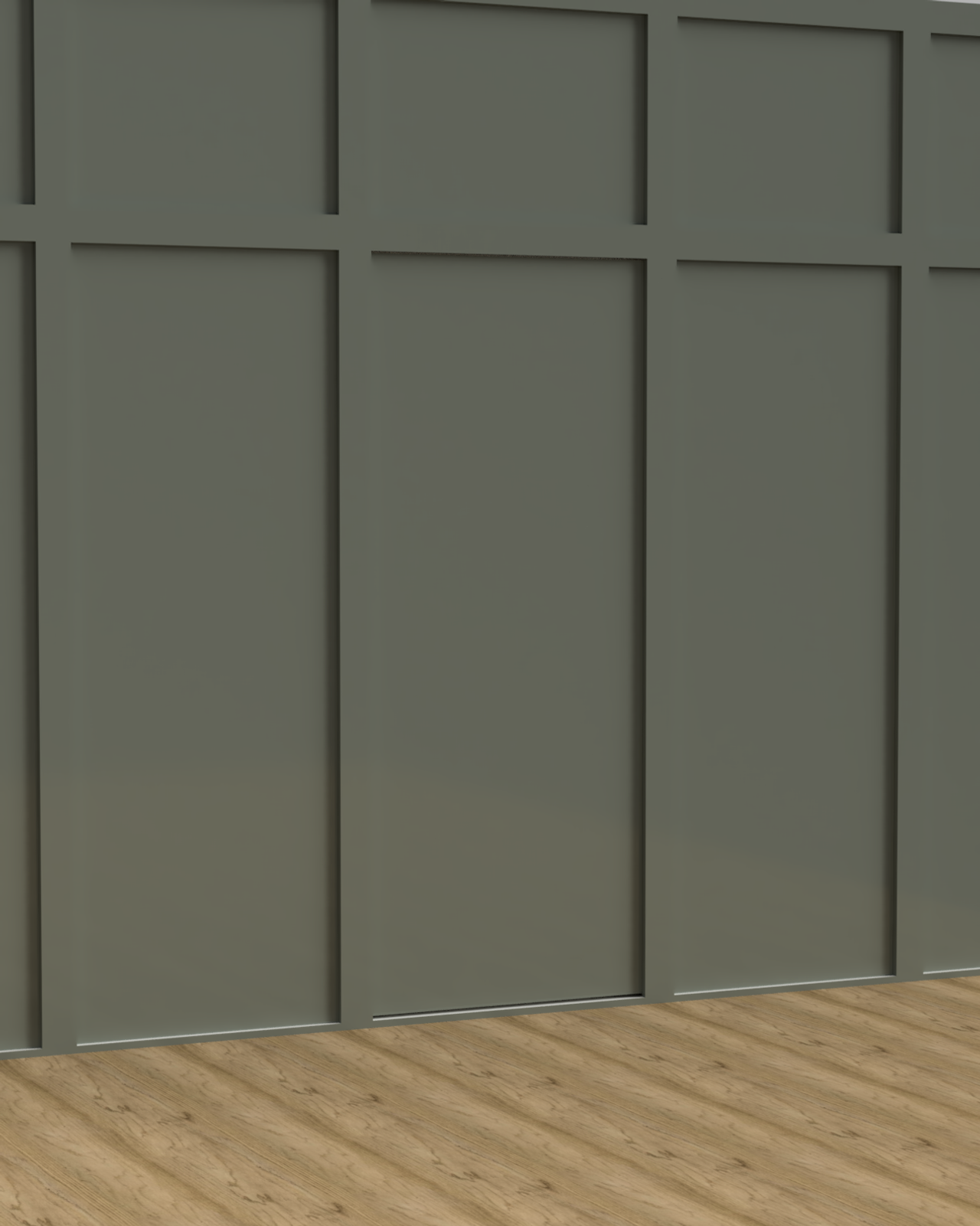 Secret Wall Slab Door Panel