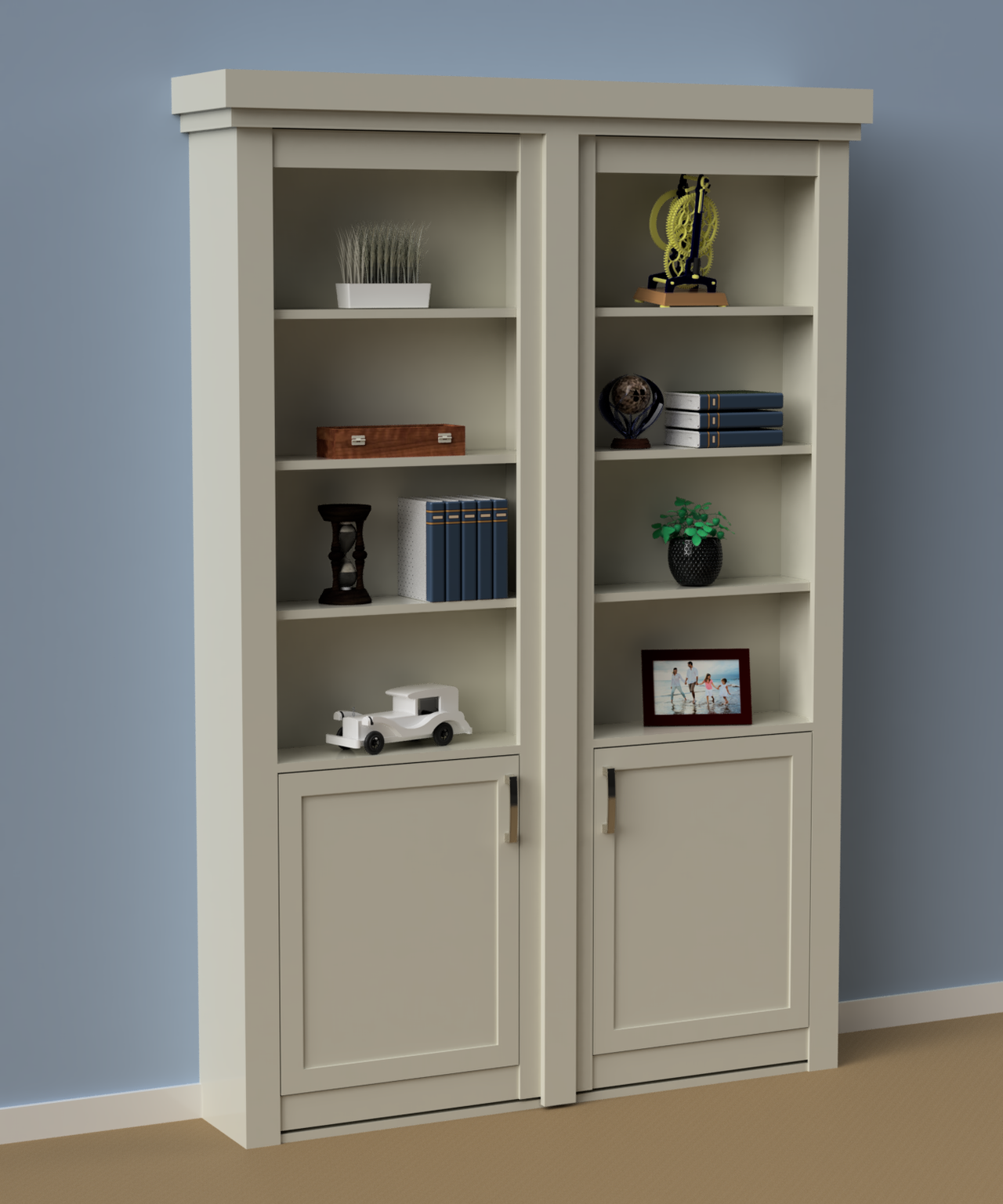 Style 2 Wall Mount Bookcase