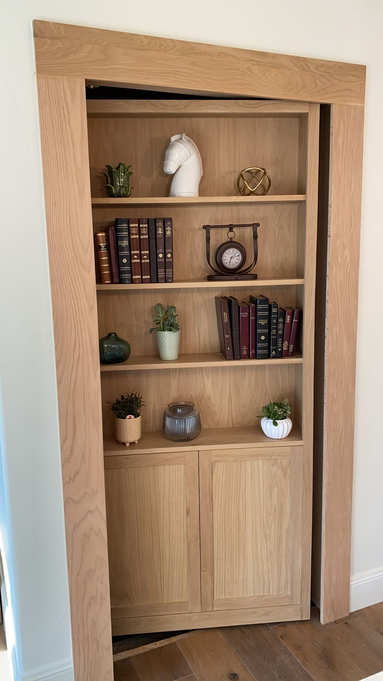 Hidden Bookcase Door- Single Door - Style 3