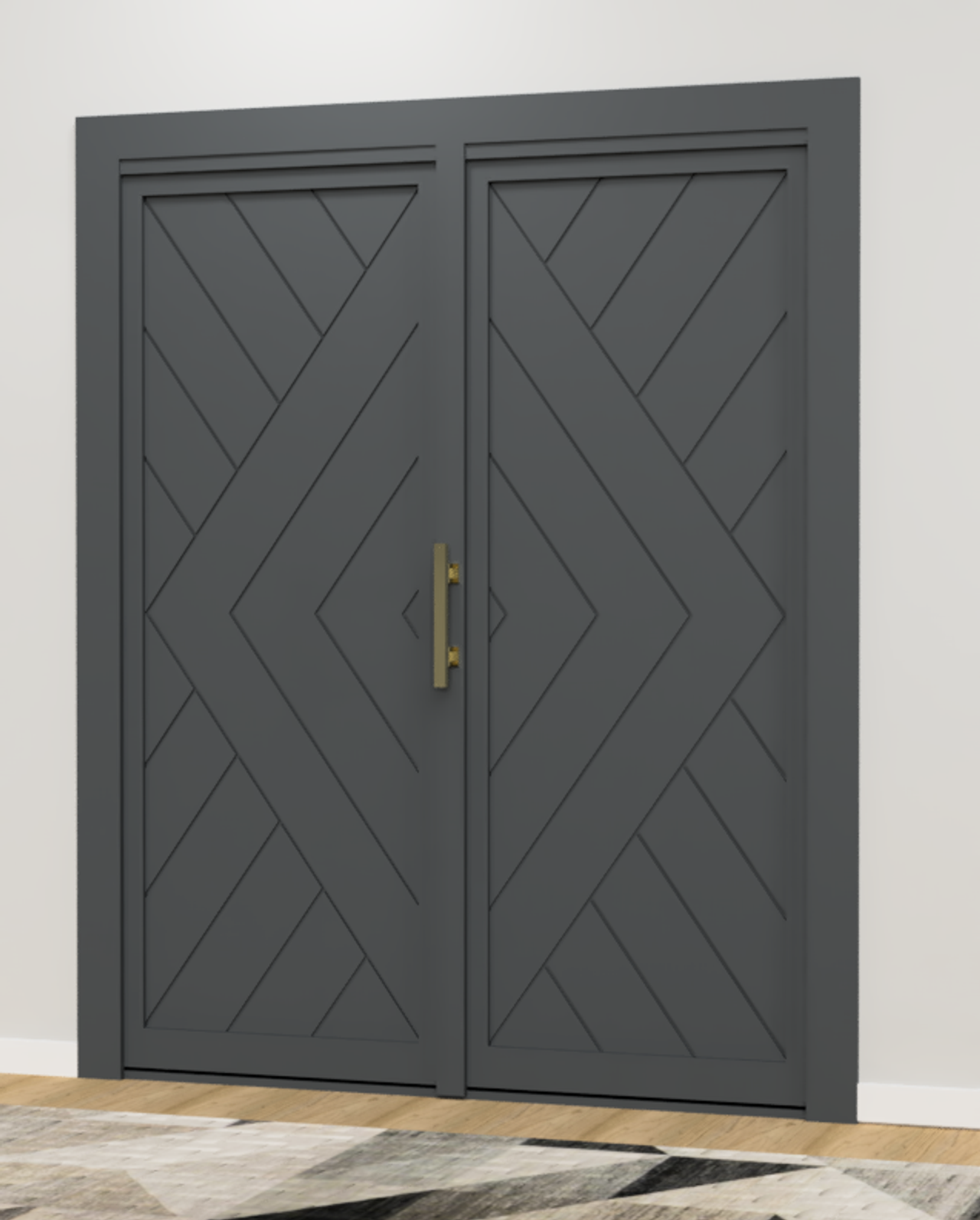 Kitchen Pantry Door - Double Pantry Door - Style 6