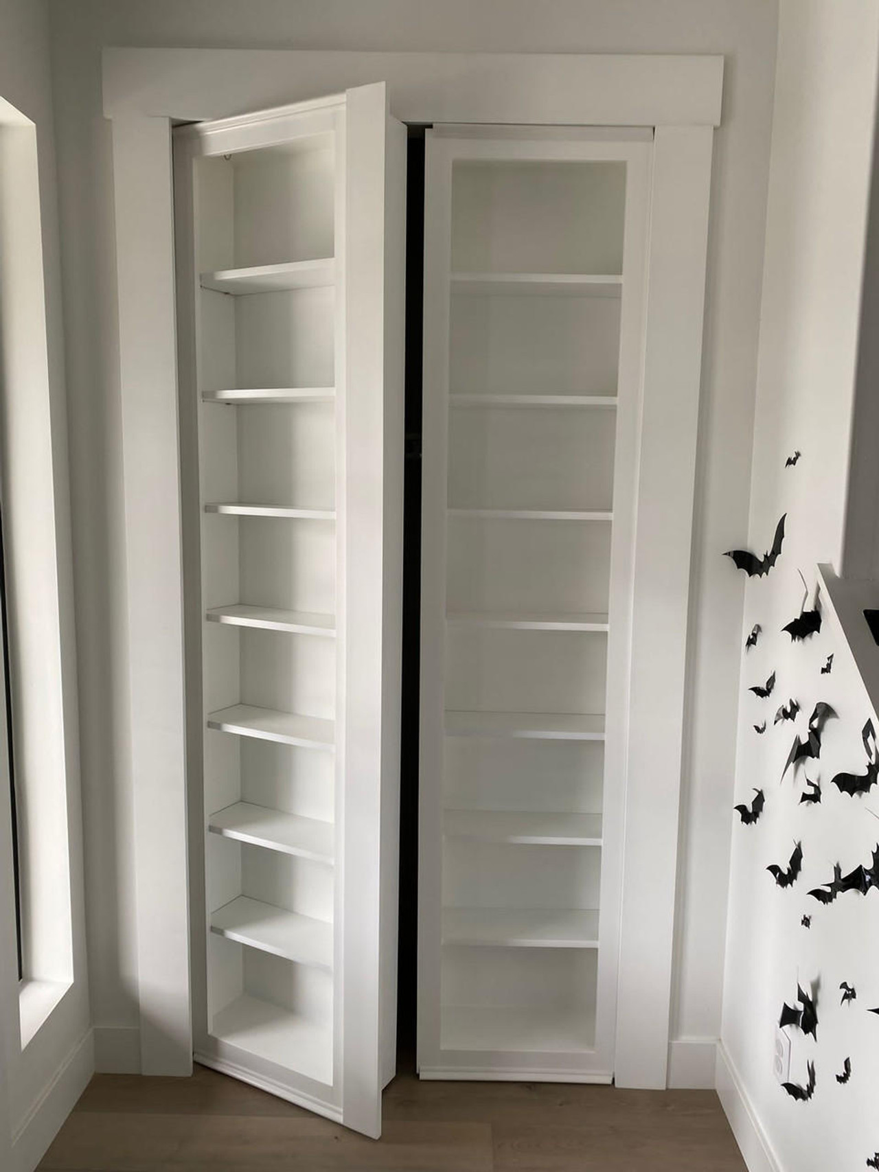 Hidden Bookcase Door –Double door - Style 1