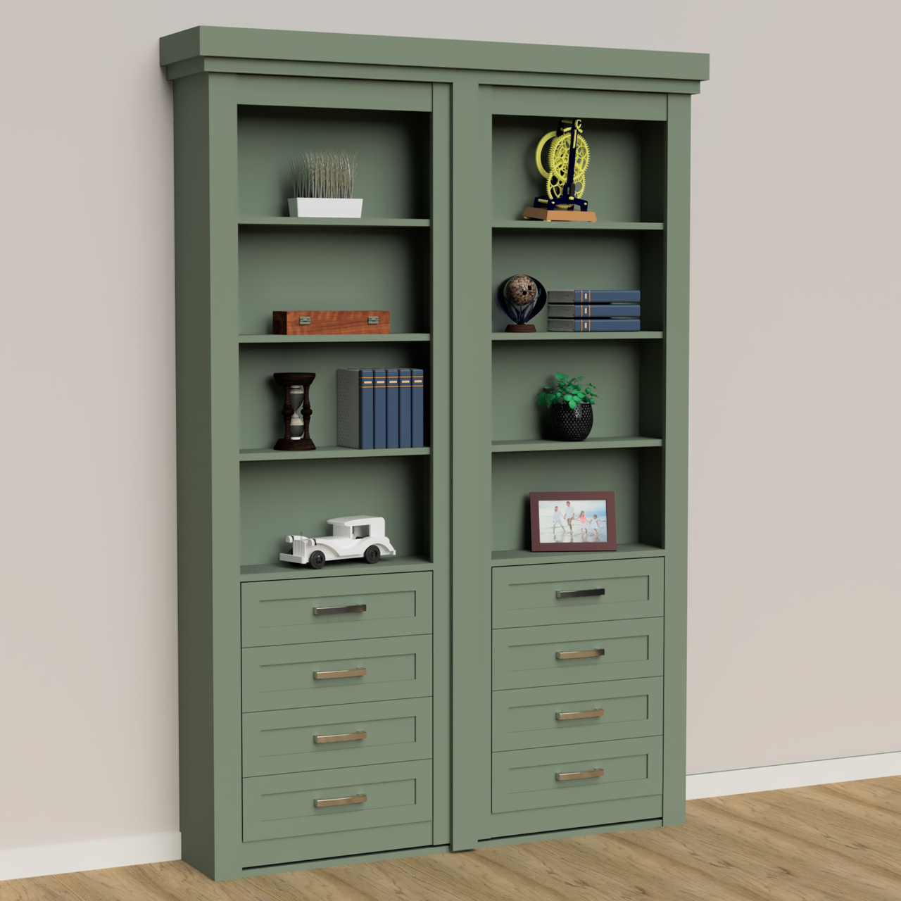 Style 3 Wall Mount Bookcase
