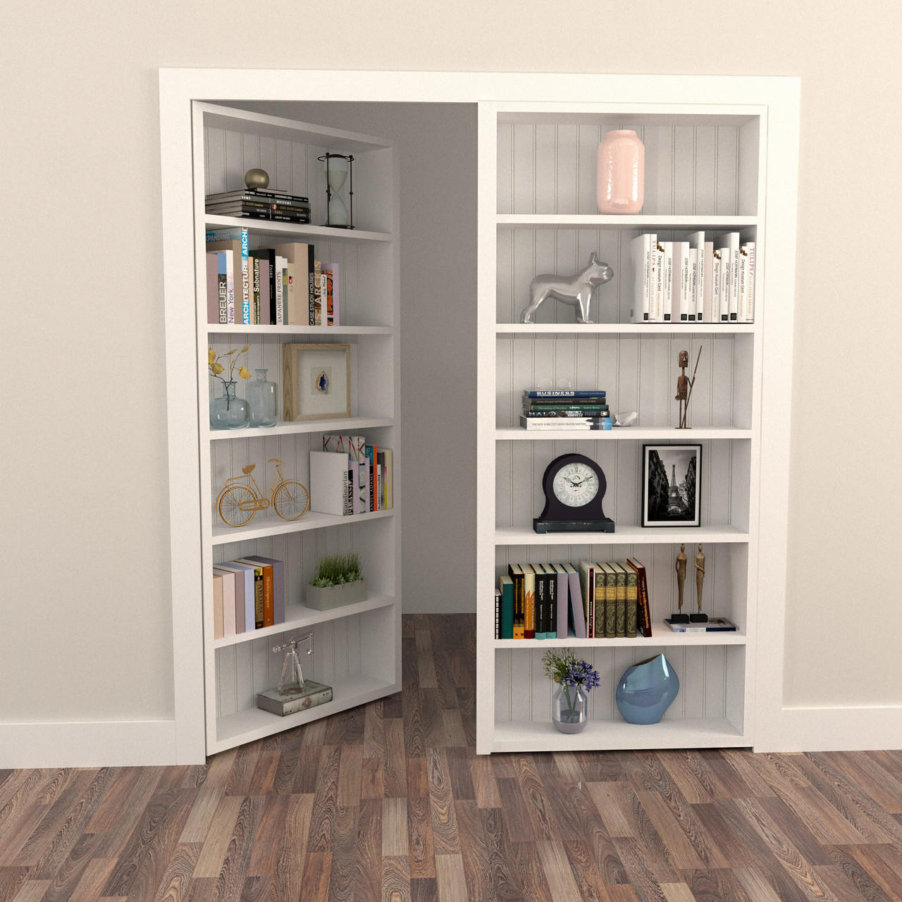 Hidden Bookcase Door –Double door - Style 1