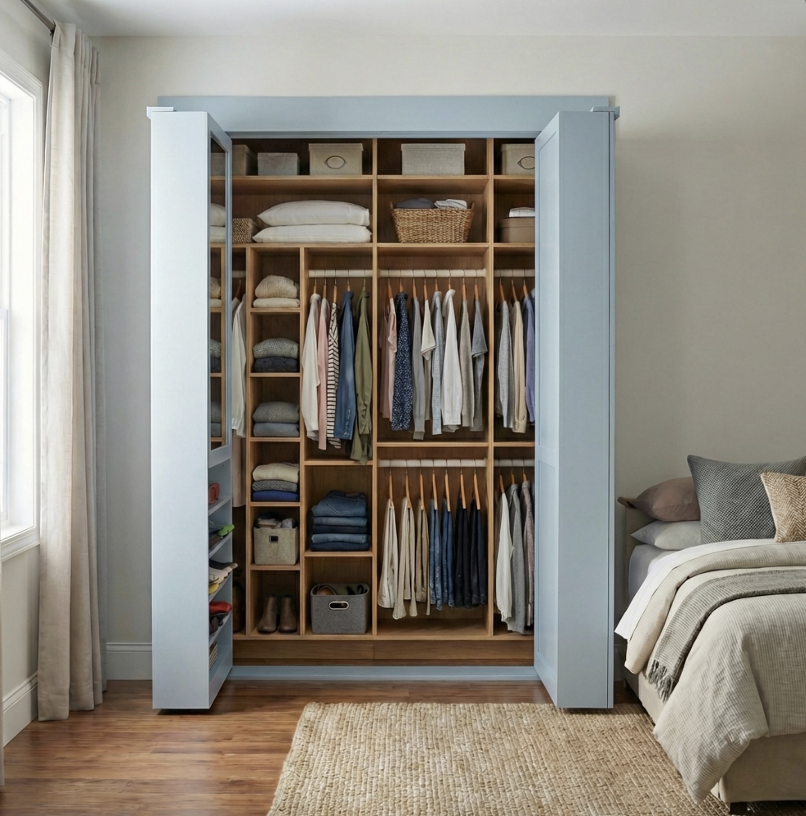 Bookcase Closet Hidden Doors – Storage Tower (Style 7)