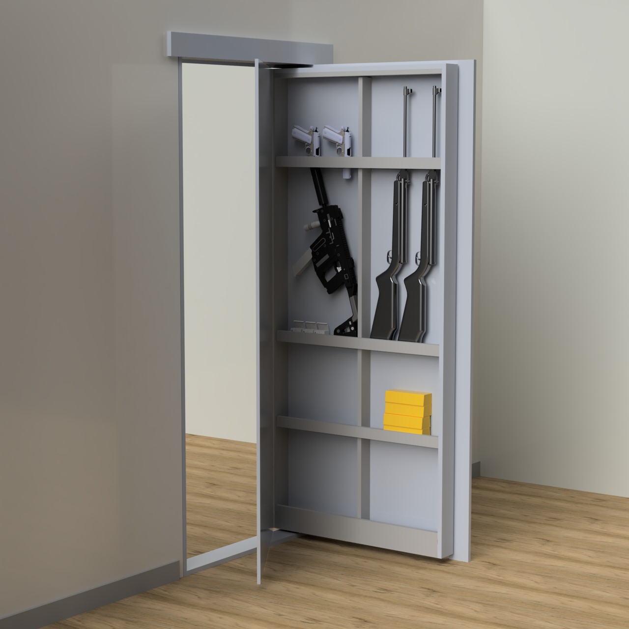 Secret Wall Slab Door Panel