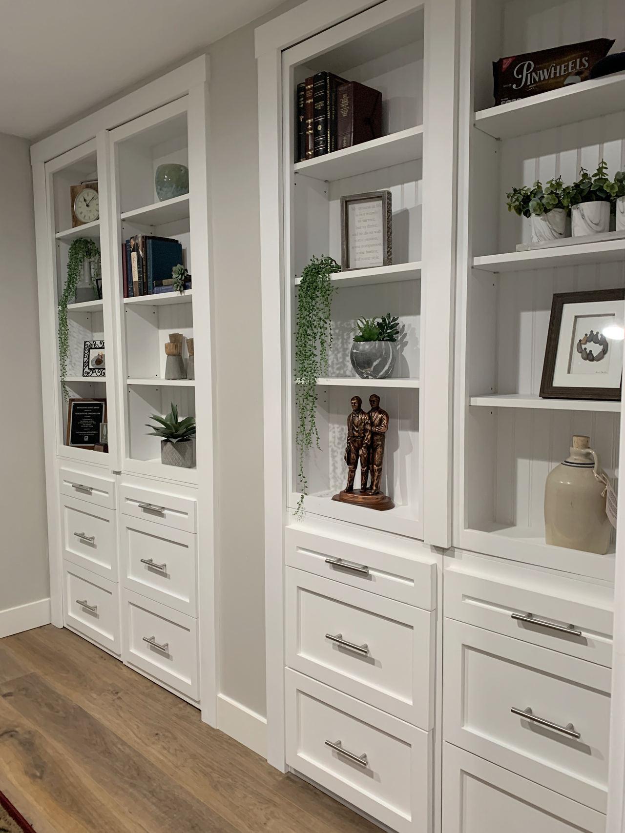 Hidden Bookcase Door - Double Door - Style 4