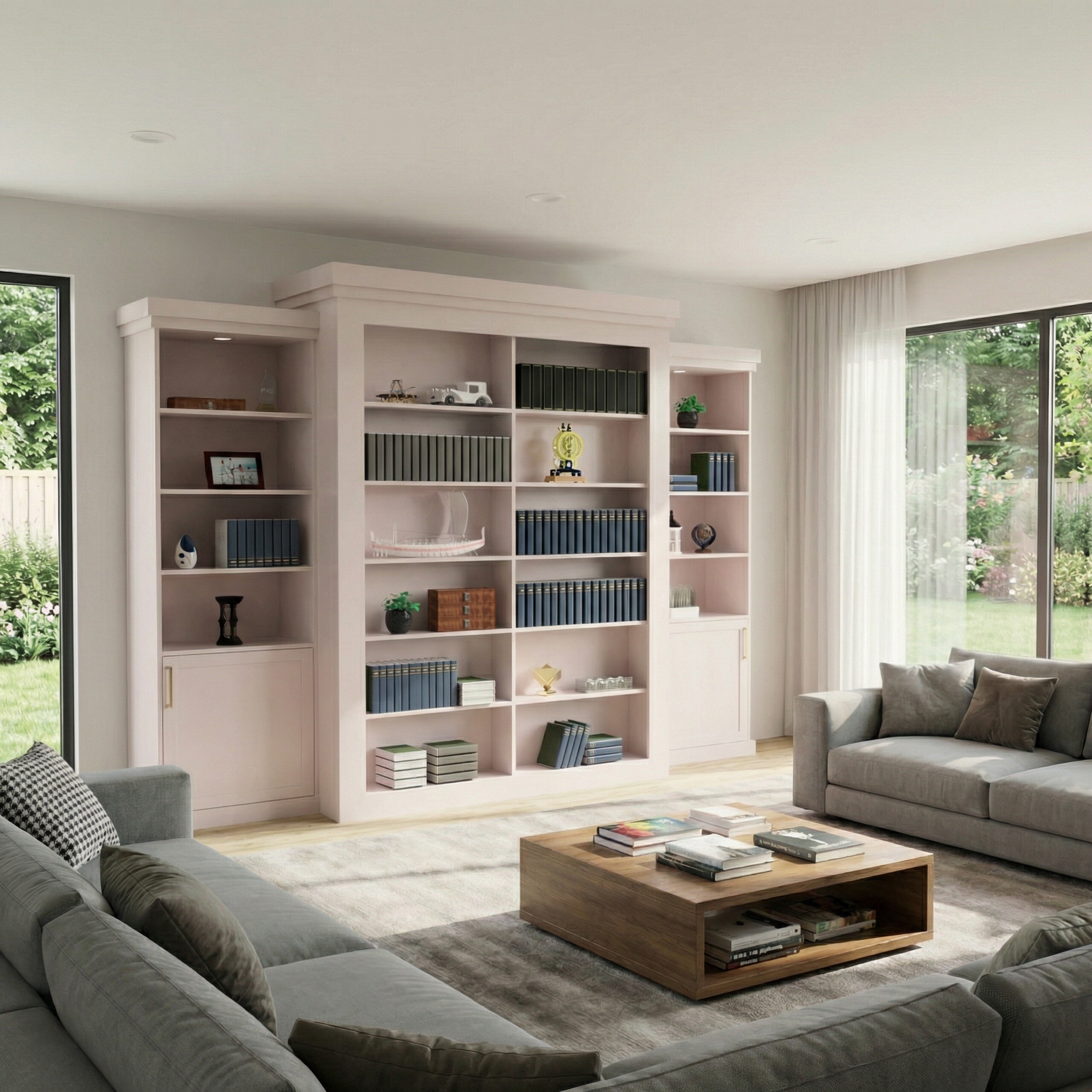 Rotating Murphy Bed Cabinet with Storage (Style 4)