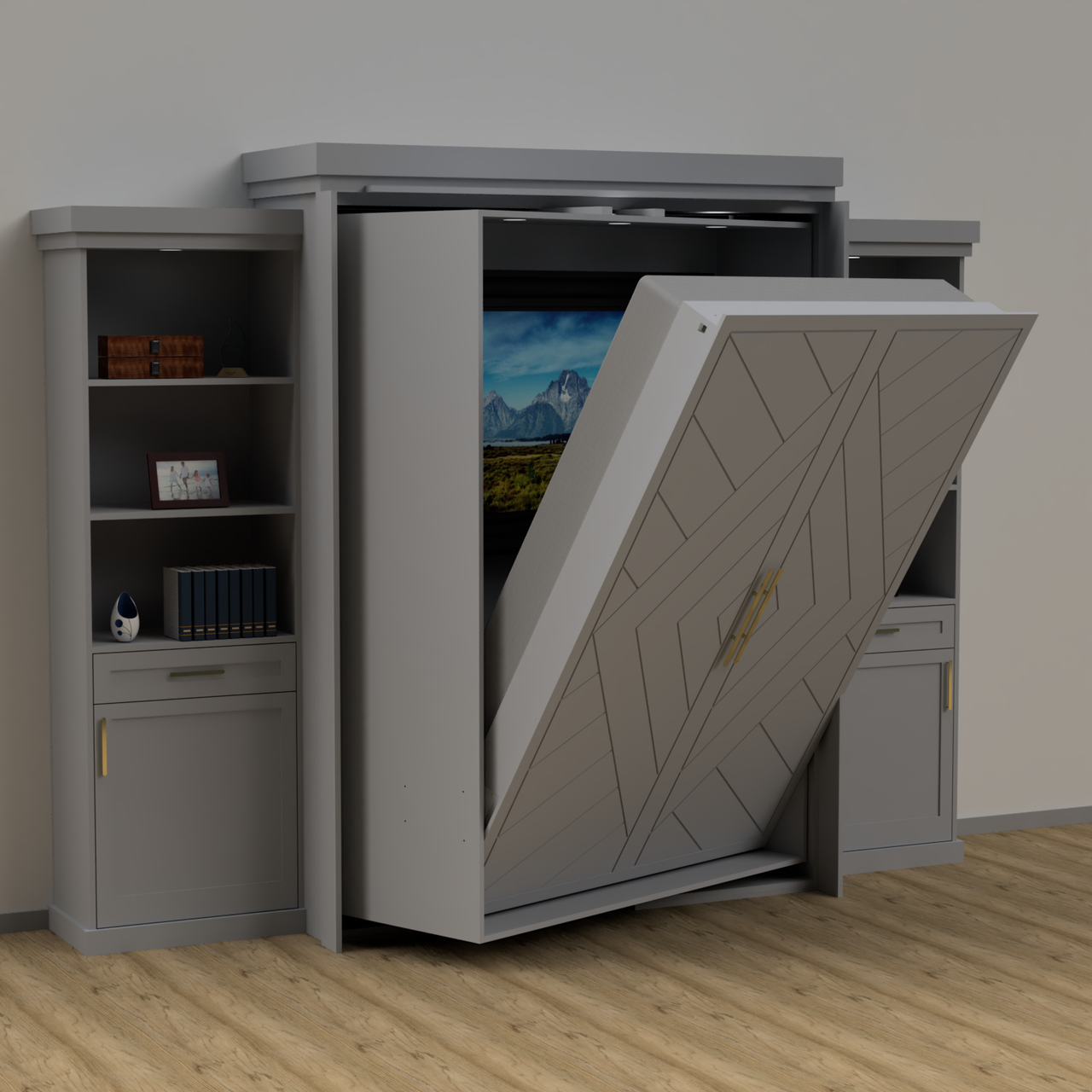 Rotating Murphy Bed - Style 6