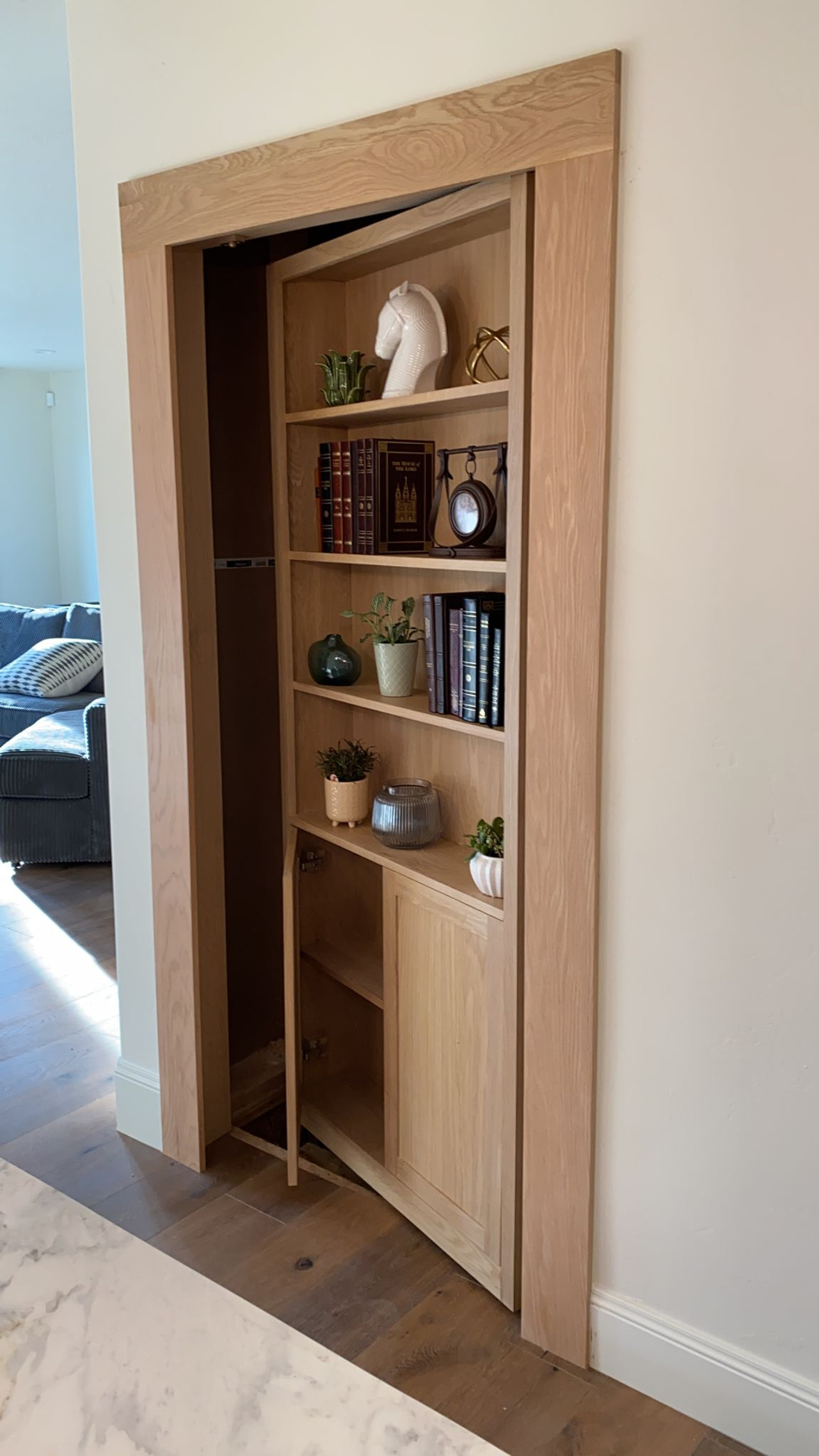 Hidden Bookcase Door- Single Door - Style 3