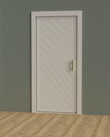 Secret Wall Slab Door Panel