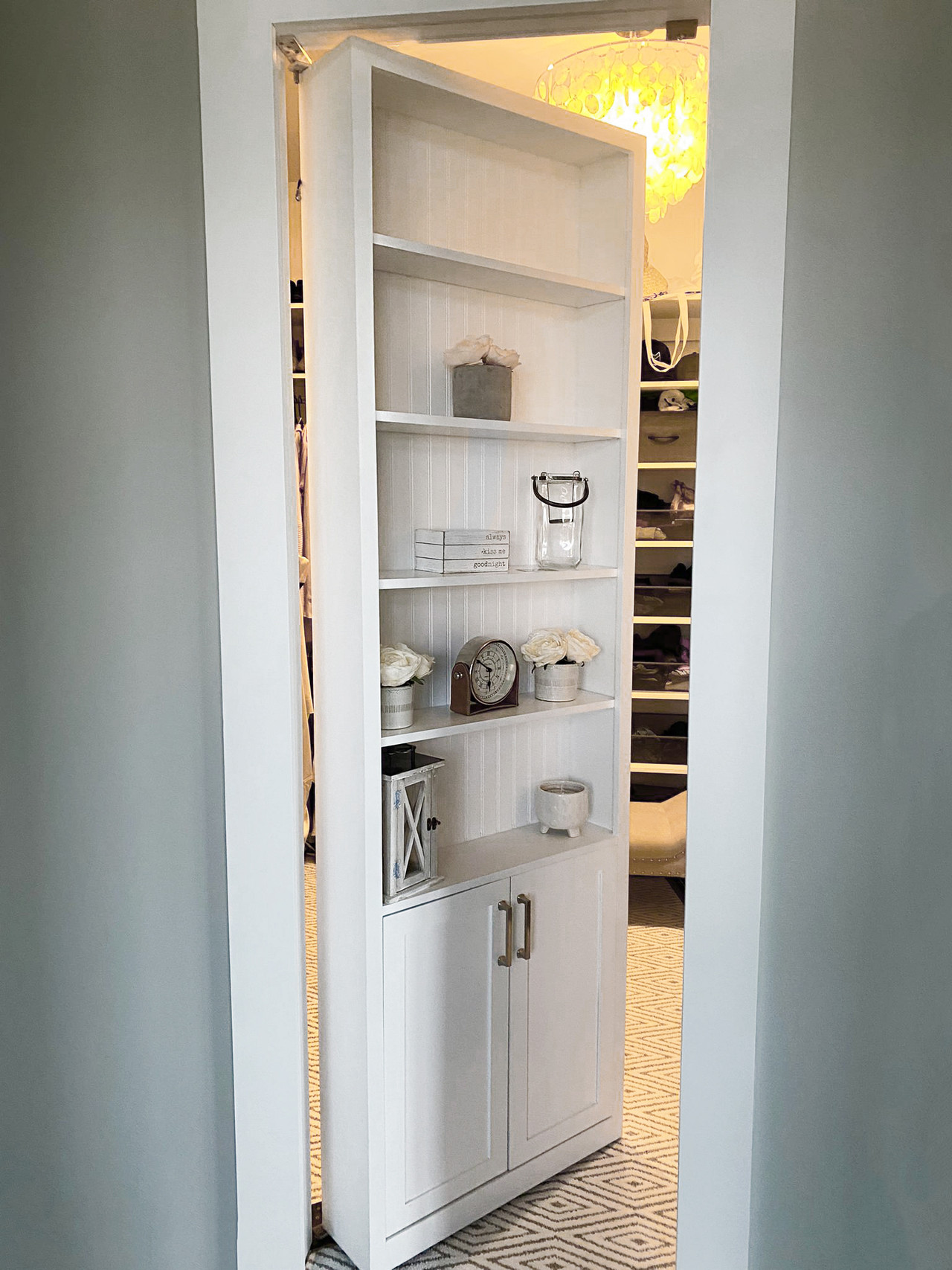 Hidden Bookcase Door- Single Door - Style 3