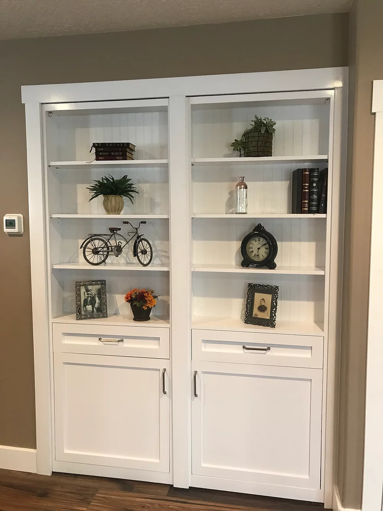 Hidden Bookcase Door - Double Door - Style 5