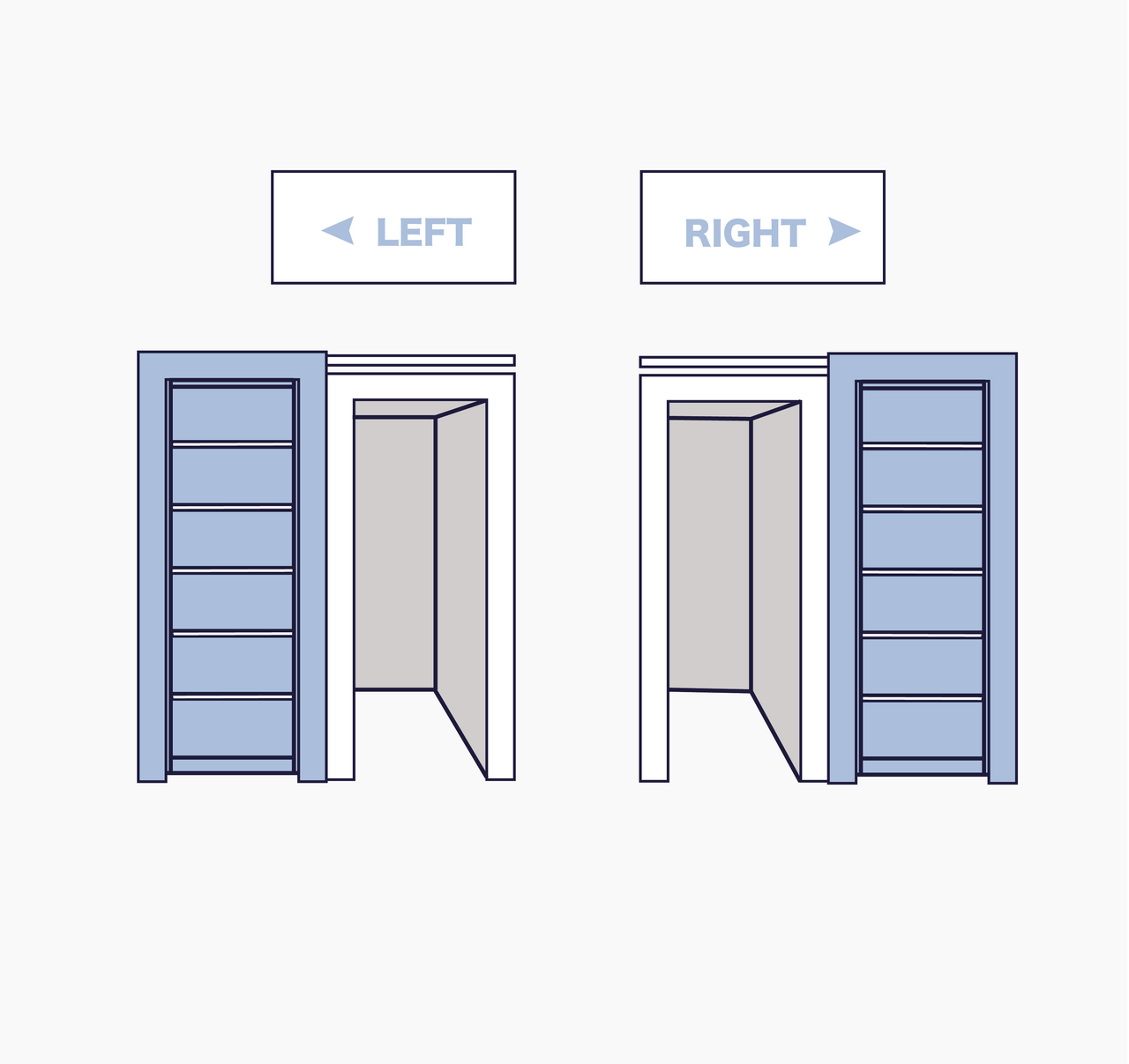 Single Sliding  Bookcase Door - Style 1