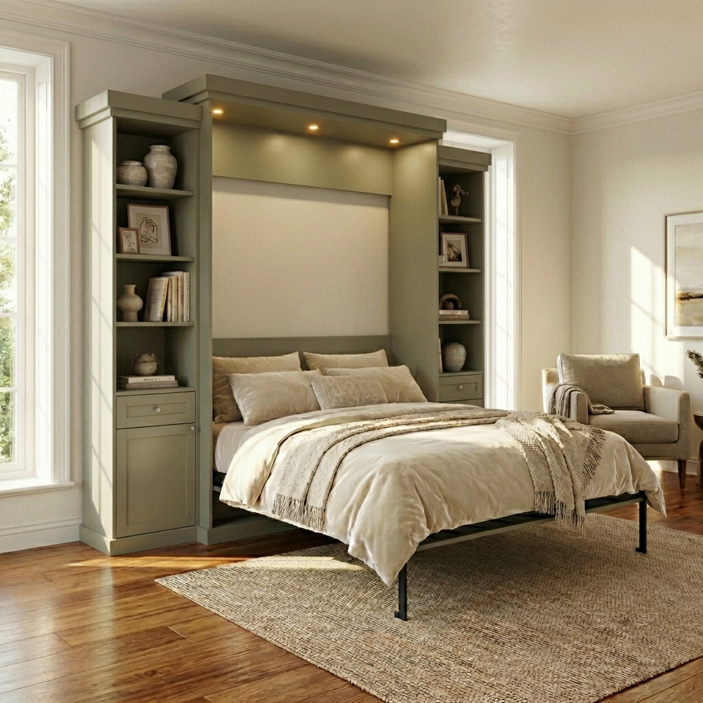 Murphy Bed Cabinet – X Panel Front (Style 3)