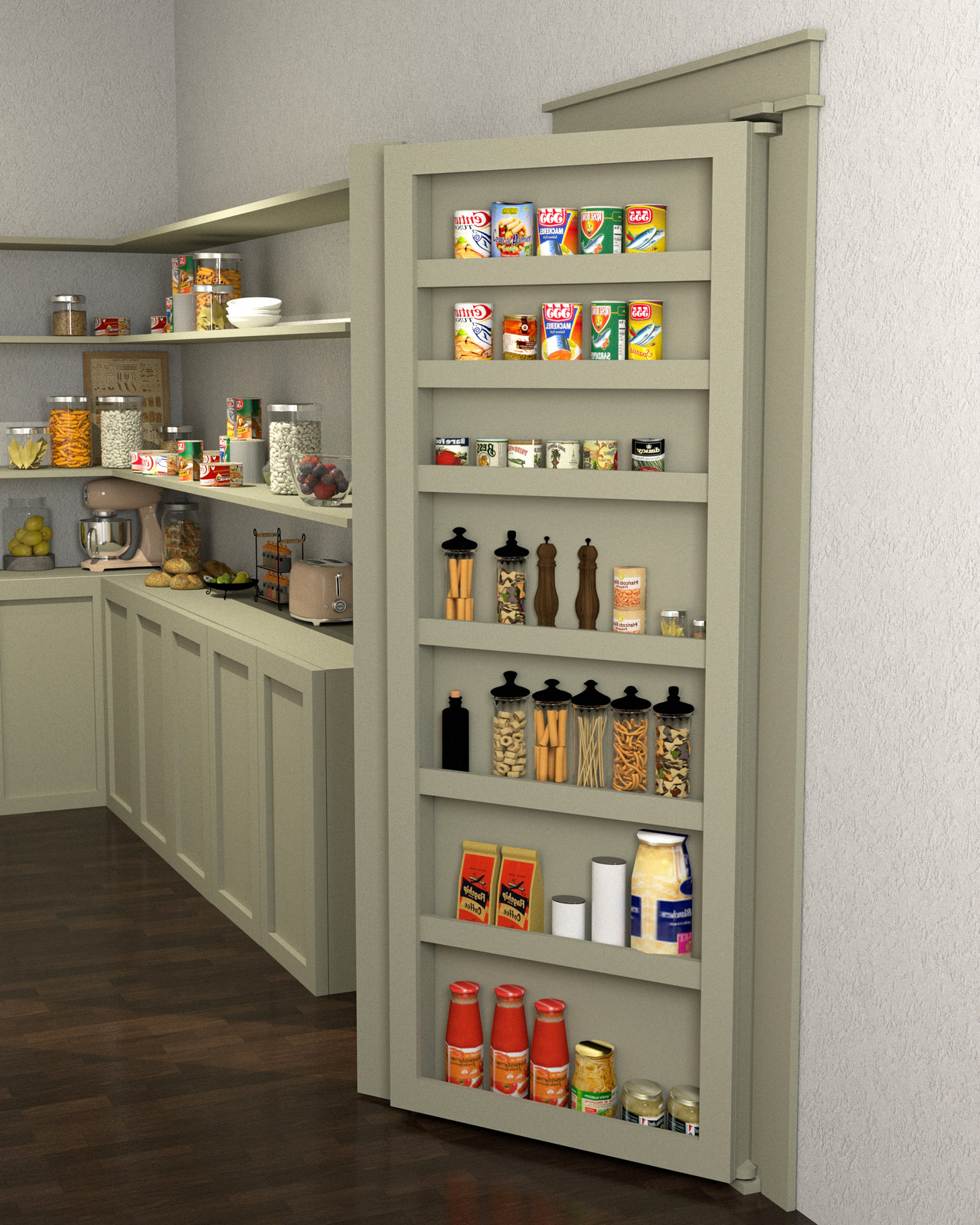 Kitchen Pantry Secret Door